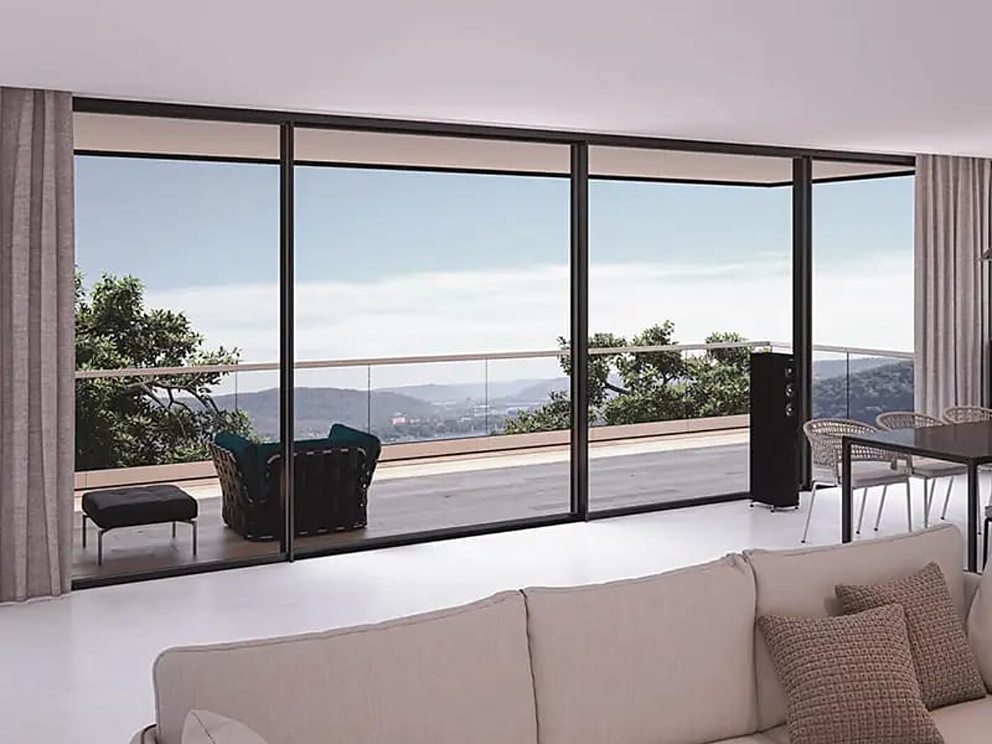 Lift and slide 25 door system
