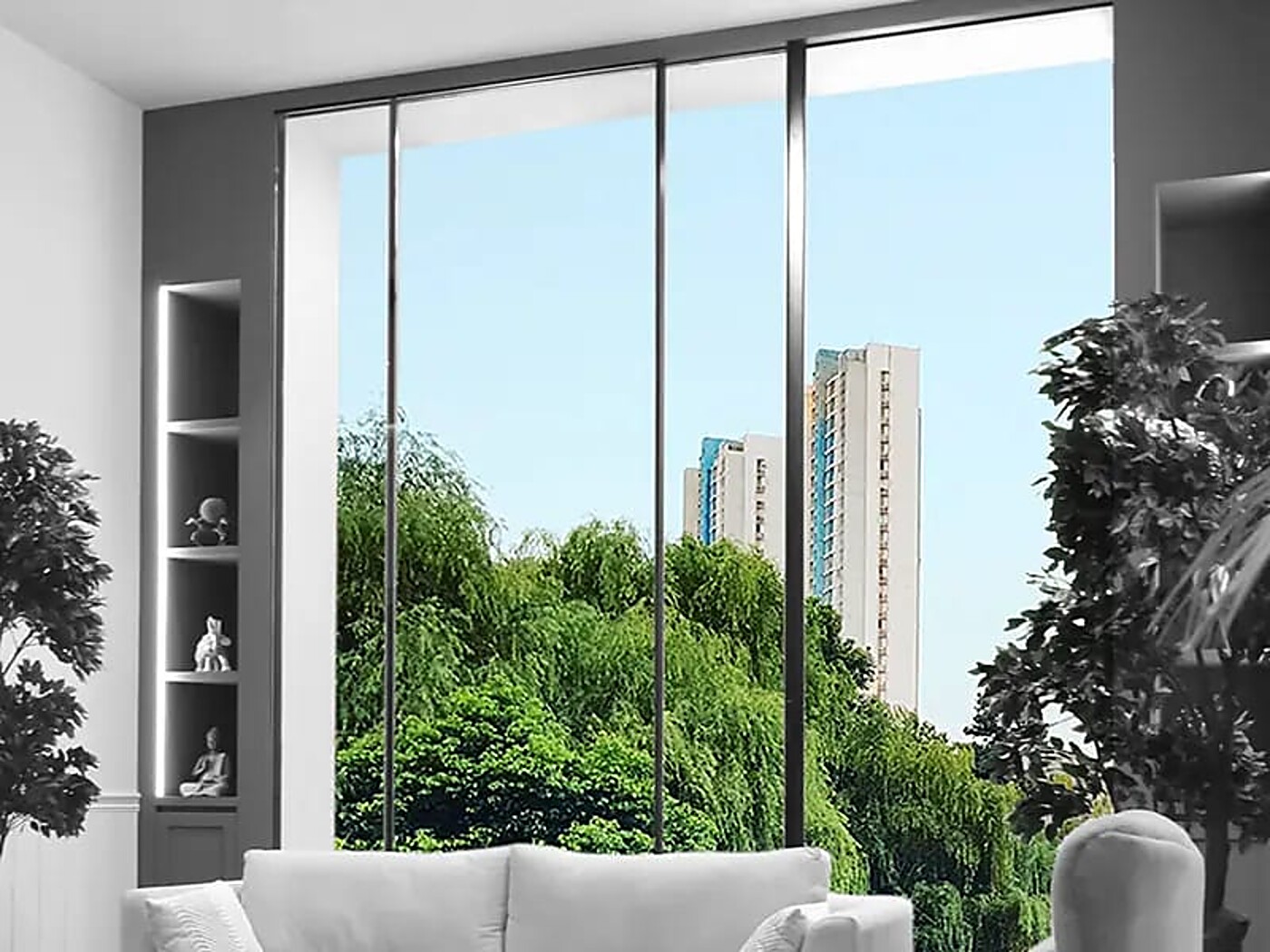 Meridian sliding window system