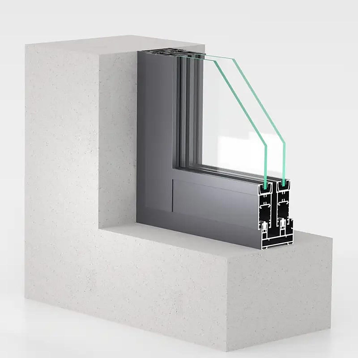 Vertical slider window system